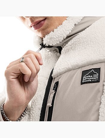 Veste sherpa homme lifestyle homme inari