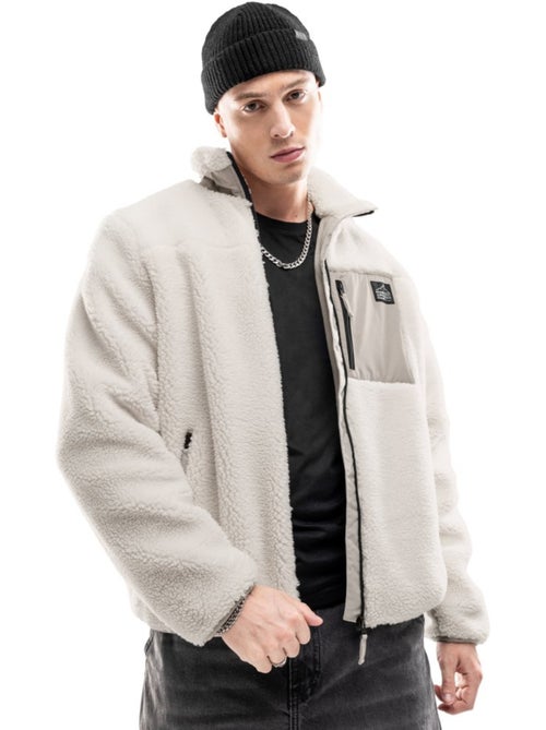 Veste sherpa homme lifestyle homme inari - Kiabi
