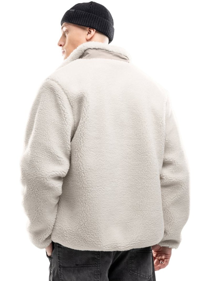 Veste sherpa homme lifestyle homme inari Beige - Kiabi
