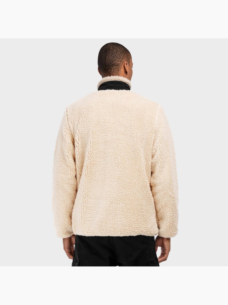 Veste sherpa homme lifestyle homme levi Beige - Kiabi