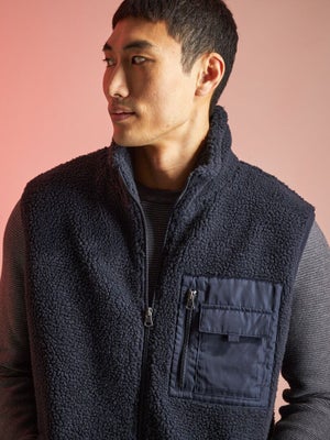 Veste Sans Manches Outdoor Charles Colby - Style British, Matelassée, Nombreuses Poches - Pour Grandes Tailles Homme
