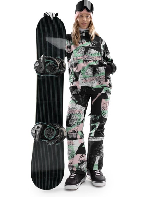 Veste snowboard femme sports d'hiver femme w1-w crest - Kiabi