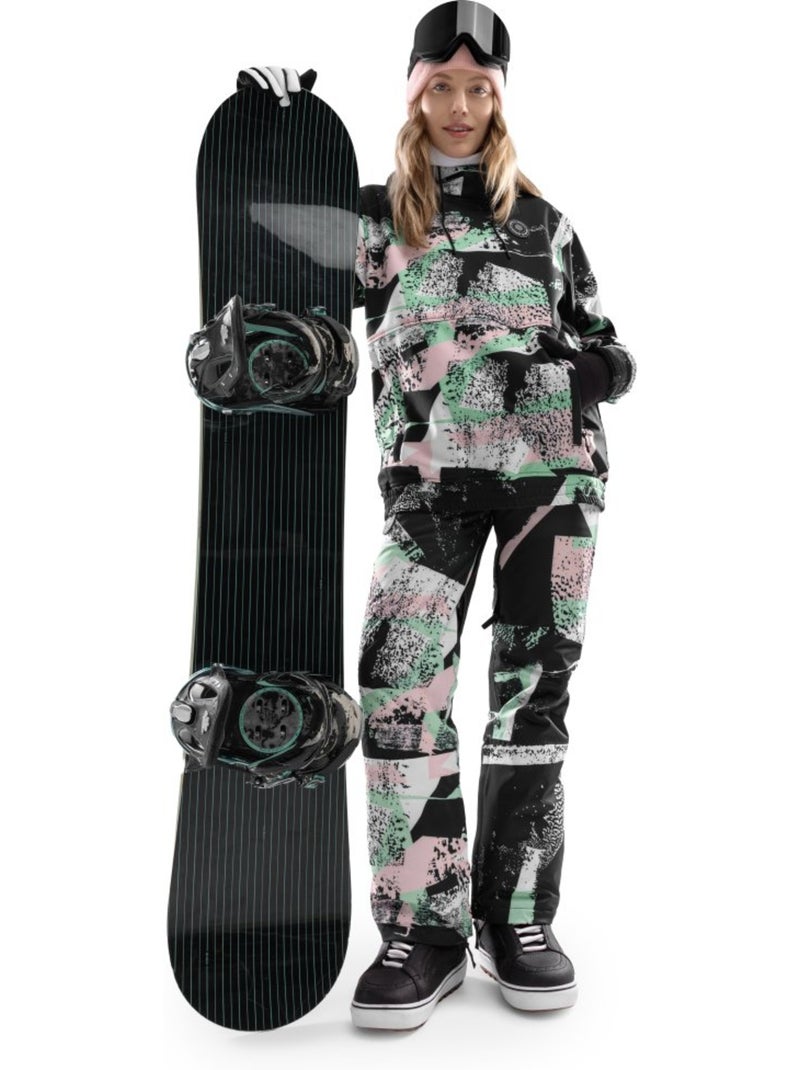 Veste snowboard femme sports d'hiver femme w1-w crest Multicolore - Kiabi