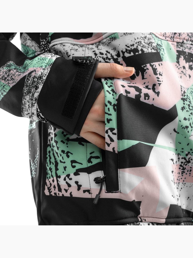 Veste snowboard femme sports d'hiver femme w1-w crest Multicolore - Kiabi