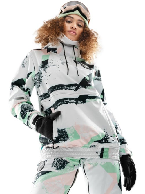 Veste snowboard femme sports d'hiver femme w1-w delirium - Kiabi