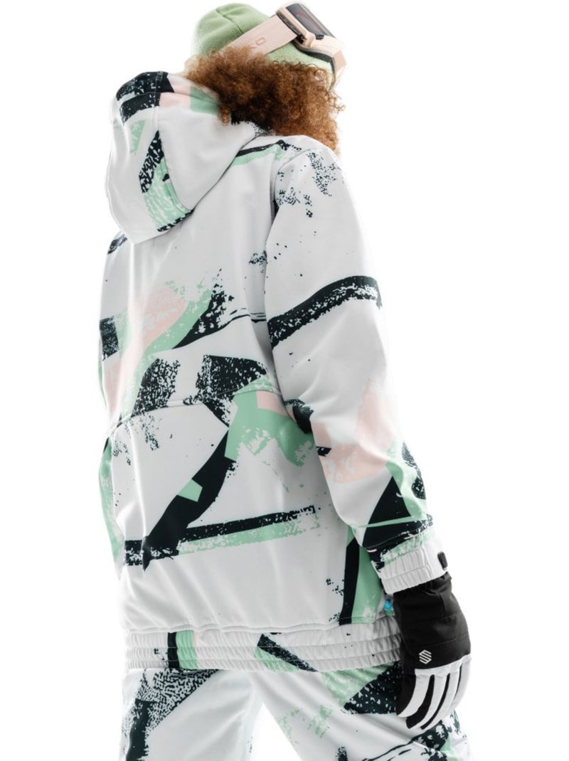 Veste snowboard femme sports d'hiver femme w1-w delirium Blanc - Kiabi