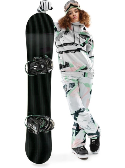 Veste snowboard femme sports d'hiver femme w1-w delirium - Kiabi