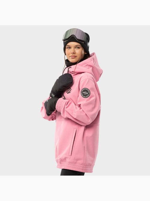 Veste snowboard femme sports d'hiver femme w1-w dolomites - Kiabi