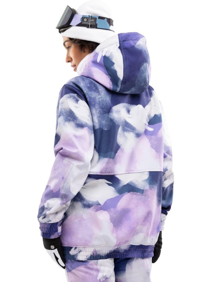 Veste snowboard femme sports d'hiver femme w1-w kumo Violet - Kiabi