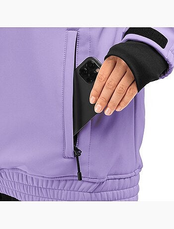Veste snowboard femme sports d'hiver femme w1-w snowy