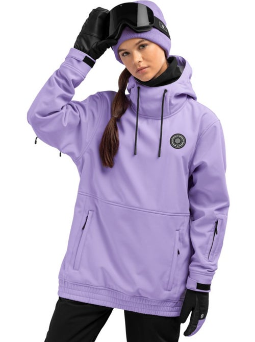 Veste snowboard femme sports d'hiver femme w1-w snowy - Kiabi