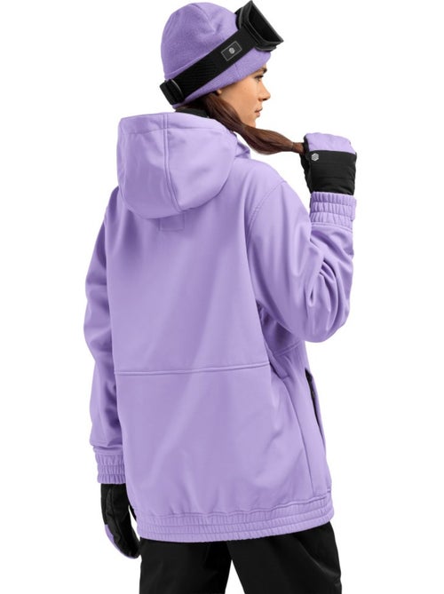 Veste snowboard femme sports d'hiver femme w1-w snowy - Kiabi