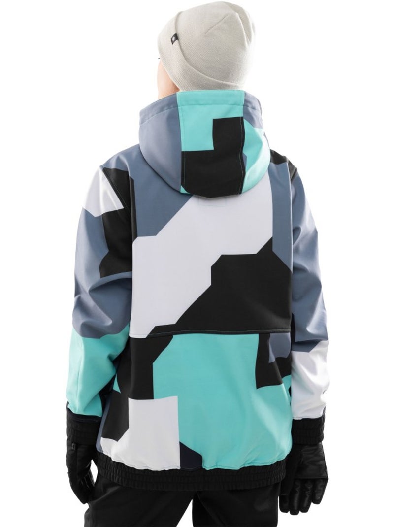 Veste snowboard femme sports d'hiver femme w1-w ushuaia Turquoise - Kiabi