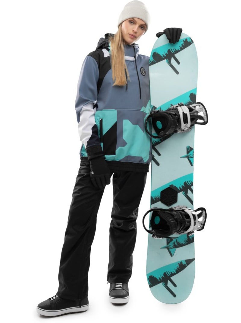 Veste snowboard femme sports d'hiver femme w1-w ushuaia Turquoise - Kiabi