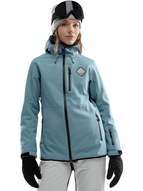Veste snowboard femme sports d'hiver femme w2-w beluga - Kiabi