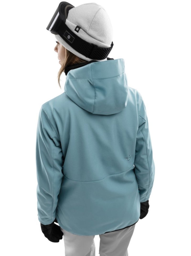 Veste snowboard femme sports d'hiver femme w2-w beluga Bleu canard - Kiabi