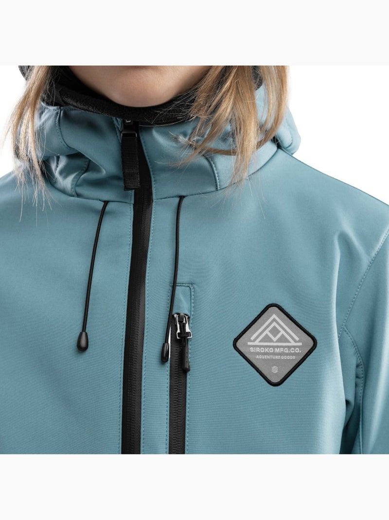 Veste snowboard femme sports d'hiver femme w2-w beluga Bleu canard - Kiabi