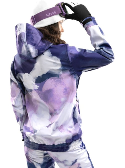 Veste snowboard femme sports d'hiver femme w3-w cloudmont - Kiabi