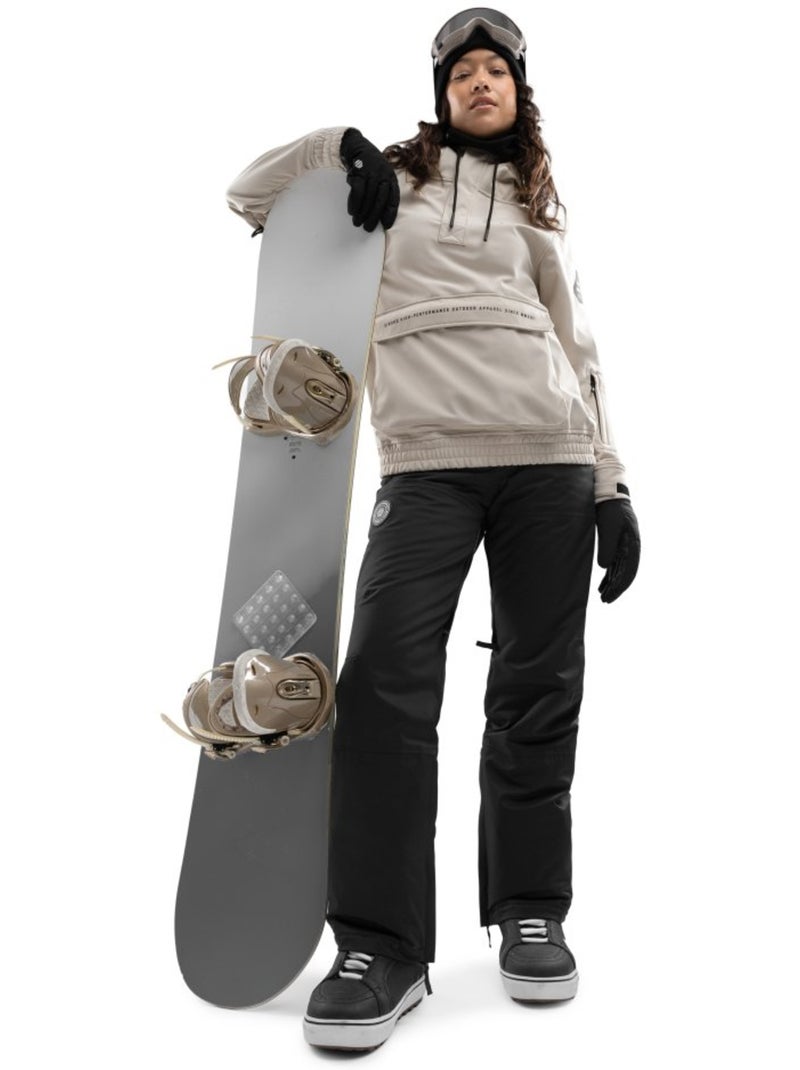 Veste snowboard femme sports d'hiver femme w3-w haboob Beige - Kiabi