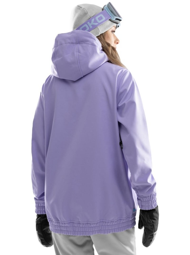 Veste snowboard femme sports d'hiver femme w3-w halti Violet - Kiabi