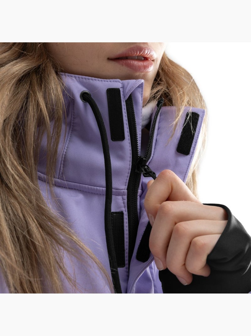 Veste snowboard femme sports d'hiver femme w3-w halti Violet - Kiabi
