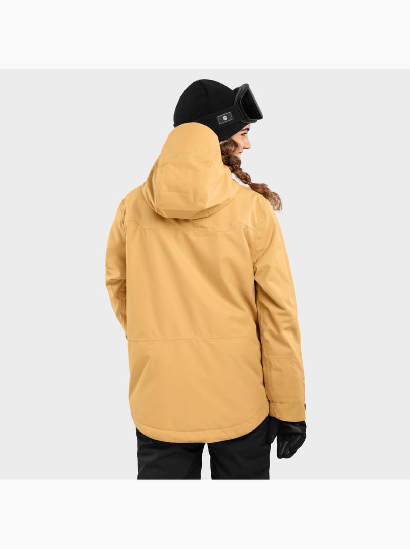 Veste snowboard femme sports d'hiver femme w4-w graupel Beige - Kiabi