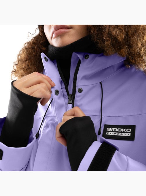 Veste snowboard femme sports d'hiver femme w4-w nevis - Kiabi