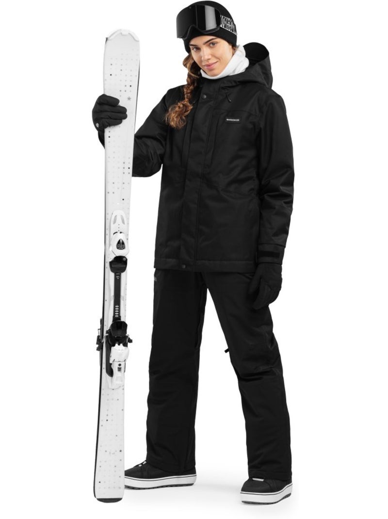 Veste snowboard femme sports d'hiver femme w4-w vostock Noir - Kiabi