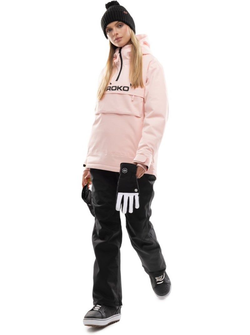Veste snowboard femme sports d'hiver femme w6-w flims Rose - Kiabi
