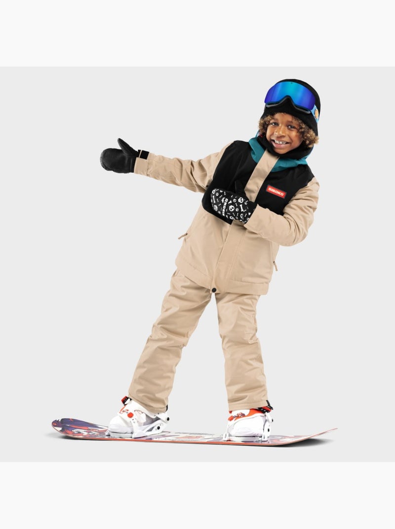 Veste snowboard garçon sports d'hiver enfants kw1 vista Noir - Kiabi