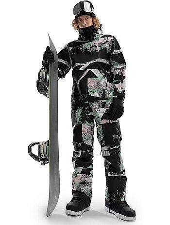 Veste snowboard homme sports d'hiver homme w1 crest