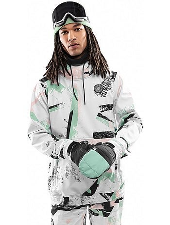 Veste snowboard homme sports d'hiver homme w1 delirium