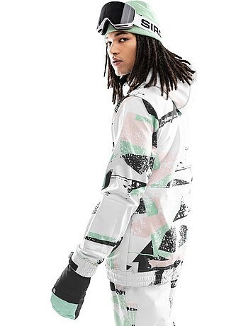 Veste snowboard homme sports d'hiver homme w1 delirium