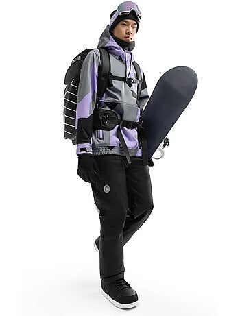 Veste snowboard homme sports d'hiver homme w1 tignes