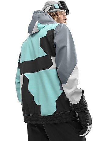Veste snowboard homme sports d'hiver homme w1 ushuaia
