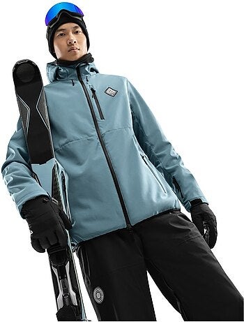 Veste snowboard homme sports d'hiver homme w2 beluga