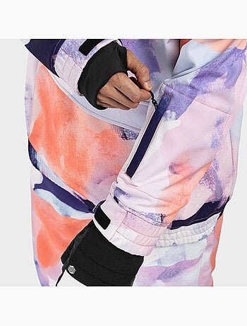 Veste snowboard homme sports d'hiver homme w3 halo