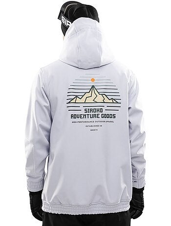 Veste snowboard homme sports d'hiver homme w3 lhotse