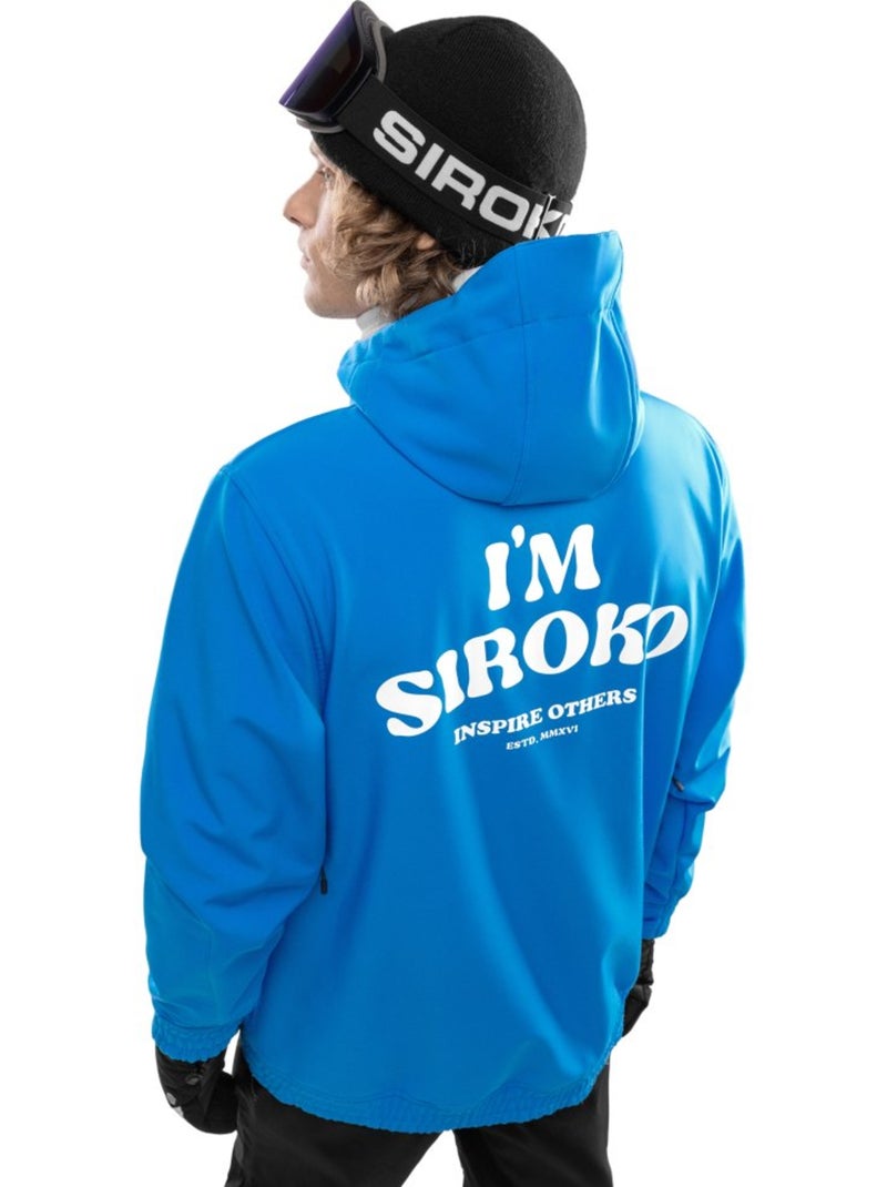 Veste snowboard homme sports d'hiver homme w3 ollie Bleu - Kiabi