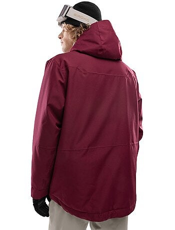 Veste snowboard homme sports d'hiver homme w4 russet