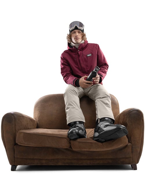 Veste snowboard homme sports d'hiver homme w4 russet - Kiabi
