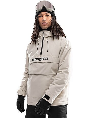 Veste snowboard homme sports d'hiver homme w6 eriz