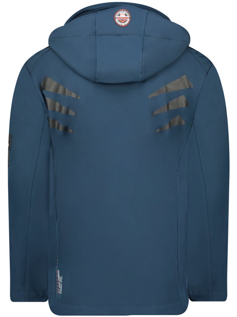Veste softshell à capuche ajustable tacibeak – canadian peak Bleu marine - Kiabi