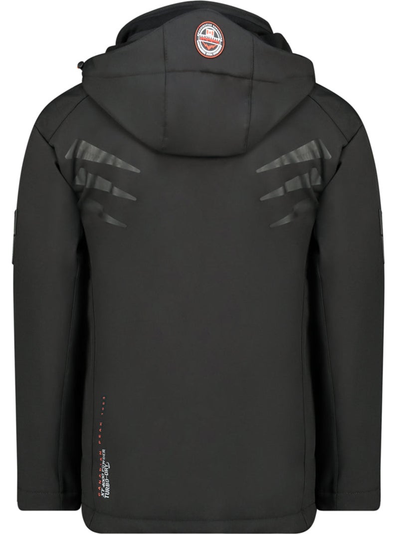 Veste softshell à capuche ajustable tacibeak – canadian peak Noir - Kiabi