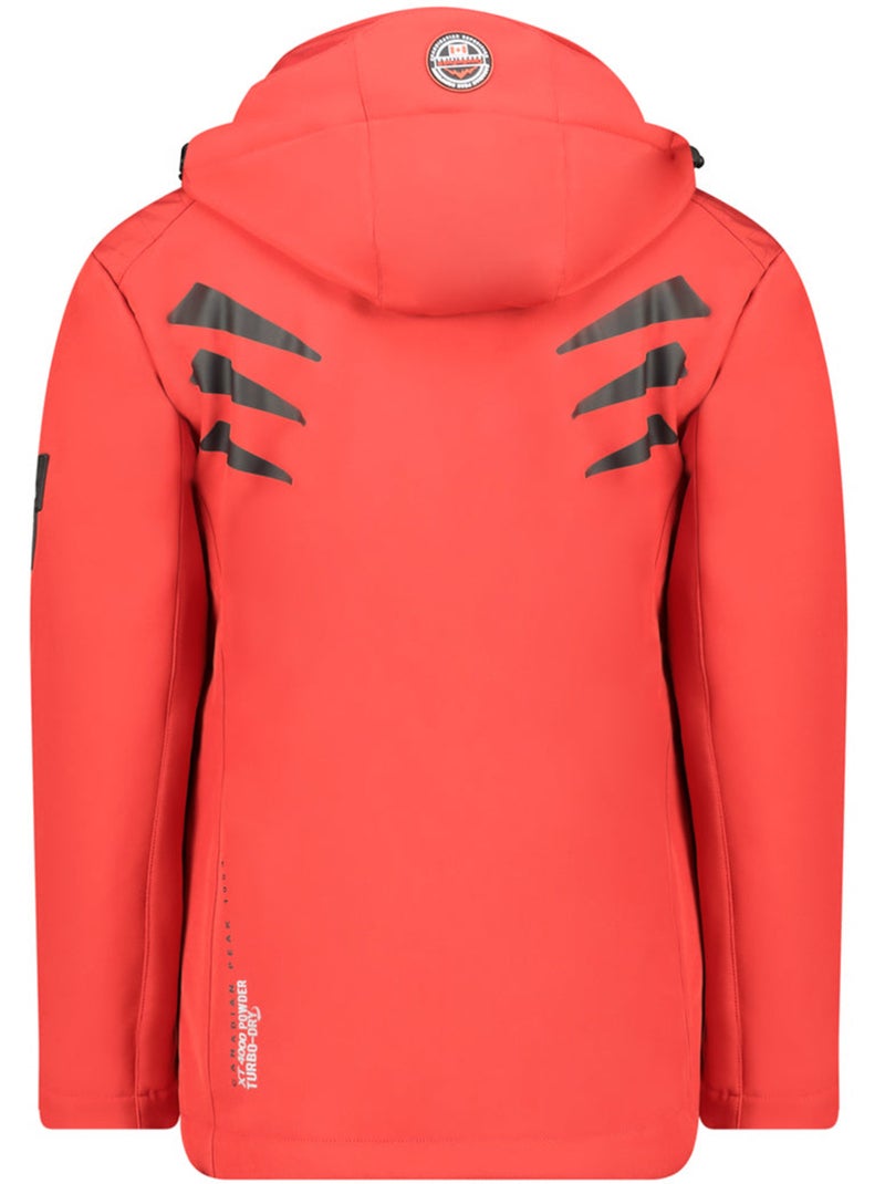 Veste softshell à capuche ajustable tacibeak – canadian peak Rouge - Kiabi