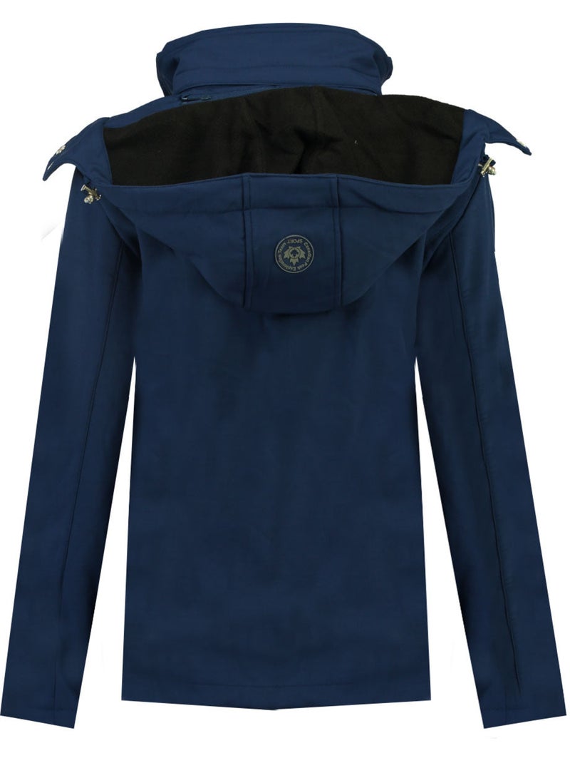Veste softshell à capuche doublée polaire turna – canadian peak Bleu marine - Kiabi