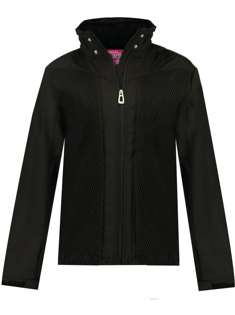 Veste softshell à capuche doublée polaire turna – canadian peak Noir - Kiabi