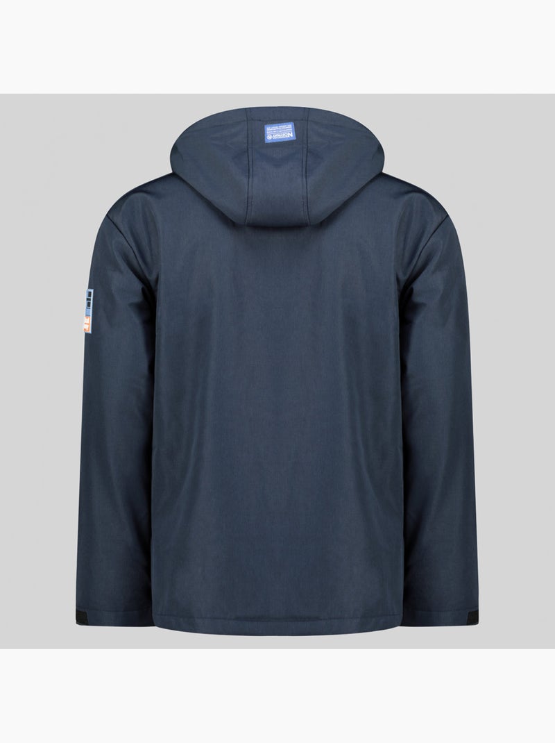 Veste softshell à capuche raoul – geographical norway Bleu marine - Kiabi