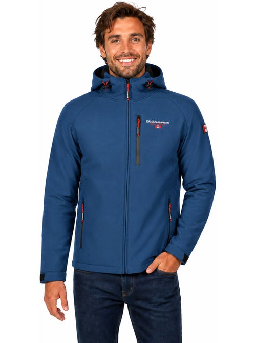 Veste softshell à capuche réglable takiteak – canadian peak - Kiabi Veste softshell à capuche réglable takiteak – canadian peak - Kiabi