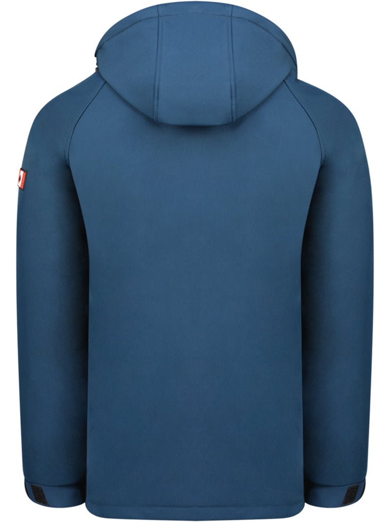 Veste softshell à capuche réglable takiteak – canadian peak Bleu marine - Kiabi